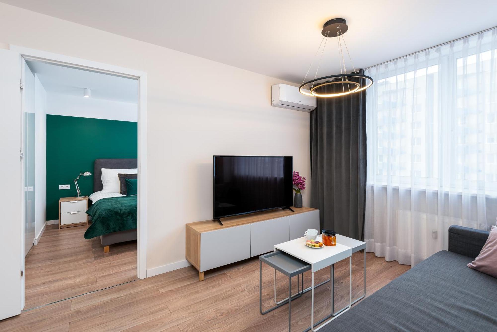 Apartament Kairos - Solar - Klimatyzacja, Scisle Centrum, Spodek *